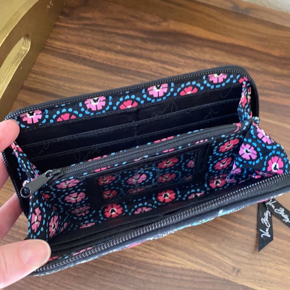 Vera Bradley Mickey Medallion Zip Wallet - Picture 3 of 3